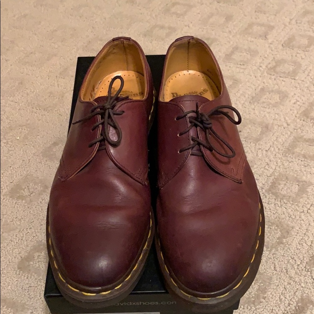 Dr. Martens Burgundy Oxfords